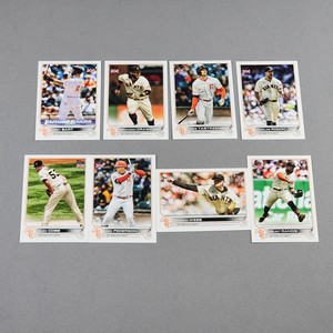 San Francisco Giants Card Lot 2022 Topps UK Edition Joey Bart 8 Baseball Cards
