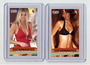 Kelly Rowland rare MH Escaparates #'d x/3 Tobacco card no. 415