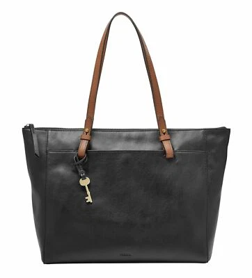 FOSSIL Rachel Tote Shopper Schultertasche Tasche Black Erwachsene Neu