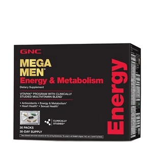 GNC Mega Men Energy & Metabolism 30 Pack Exp: 06/24