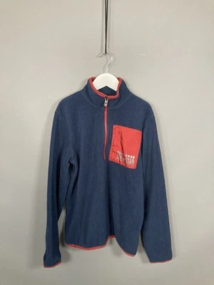 Veste polaire CONVERSE 1/4 ZIP - 12-13 ans - Marine - Très bon état - Garçon - Photo 1/4
