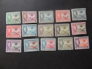 Juego corto Gambia 1938-46 a 4s SG150-9 montado como nuevo - Imagen 1 de 2