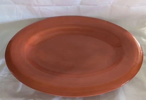 Ciao II Artimino Steingut Oval Servierplatte ORANGE 14" - Bild 1 von 4