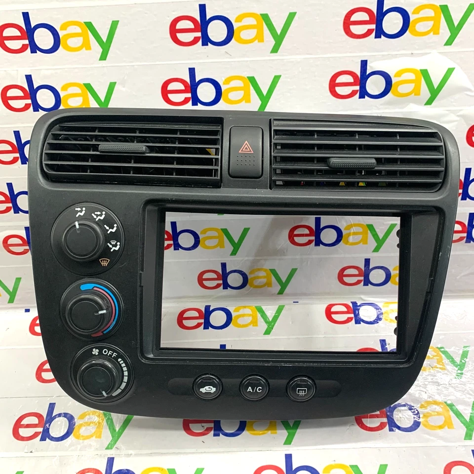Honda Civic 2001-2005 control de clima radio embellecedor bisel ventilaciones OEM 02 03 04 Foto 1 de 4