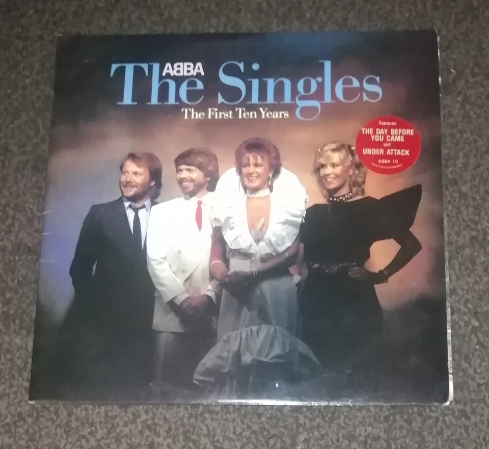 *EXC*.  ABBA – The Singles / The First Ten Years - Double Vinyl LP 1982 - Image 1 of 1