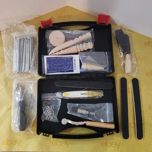 NEU Leder Canvas Kit Swift Stitch Punch Tracing Tool Stempel Slicker Ahle drehbar - Bild 1 von 14