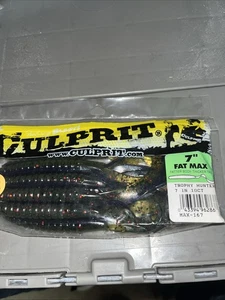 Raro Difícil de Encontrar 7” FAT MAX Culprit Worm TROPHY HUNTER color 10pk CINTA COLA. - Imagen 1 de 10