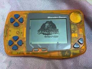 WonderSwan Digimon Edition Clear Orange Console Bandai Japan Exclusive Rare - Bild 1 von 3