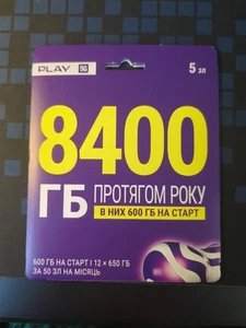 Play Poland Prepaid karta SIM 🇵🇱 - Zdjęcie 1 z 2