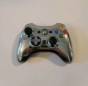 Microsoft Xbox 360 Chrome Wireless Controller OEM Tested Works Great - Bild 1 von 7