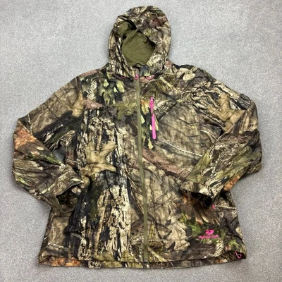 Jaqueta RealTree Feminina 2XL XXL Marrom Roupa de Trabalho Camuflagem Capuz de Caça Casaco de Chuva Senhora* - Imagem 1 de 4