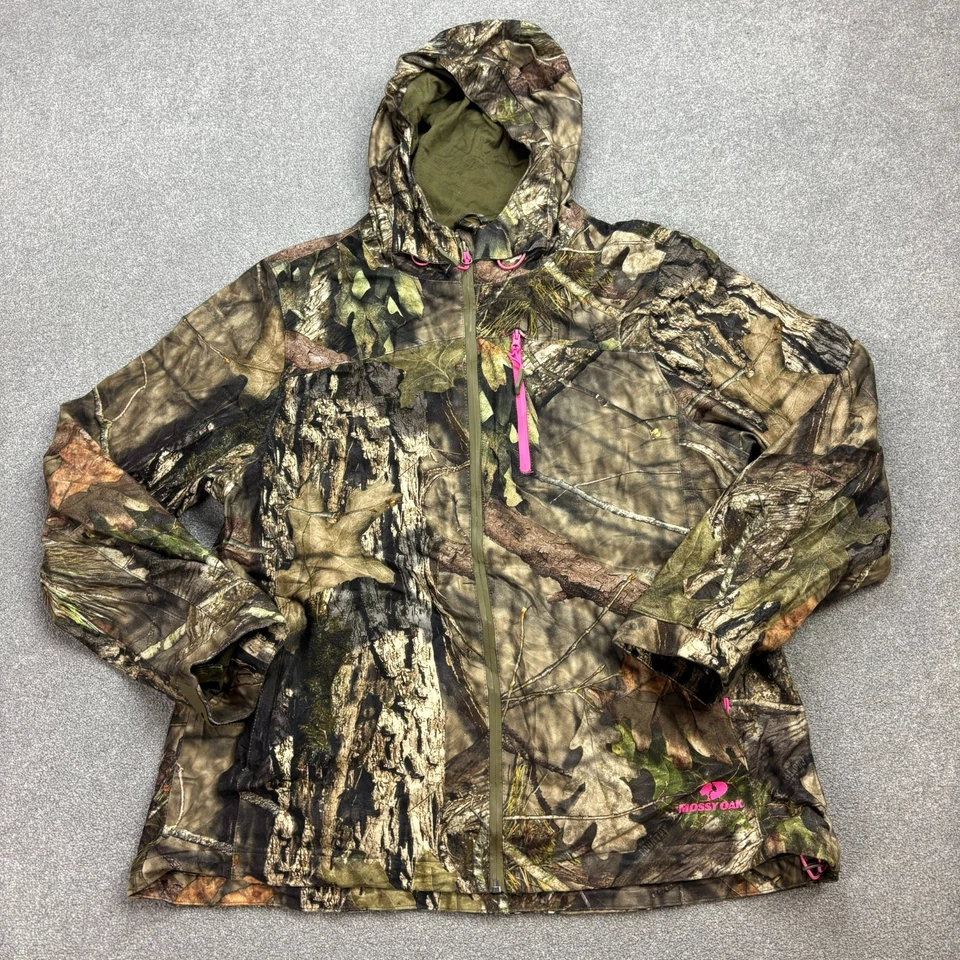 Jaqueta RealTree Feminina 2XL XXL Marrom Roupa de Trabalho Camuflagem Capuz de Caça Casaco de Chuva Senhora* - Imagem 1 de 4