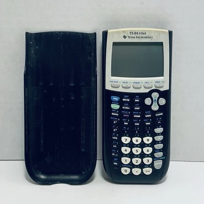 Texas Instruments TI-84 Plus Graphing Calculator With protective Cover works - Image 1 of 4
