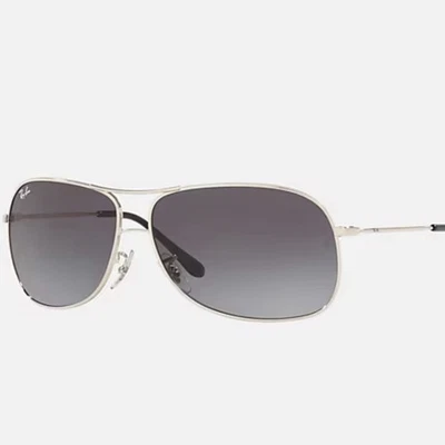 Gafas de sol RAY BAN RB 3267 003/8G marco plateado 64-13-125 gris degradado Foto 1 de 4