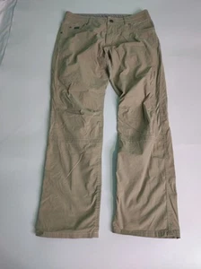 Kuhl Pants Khaki Radikl Stretch Cotton Blend Outdoor Hiking Pant Men's Sz 34x32 - Picture 1 of 9