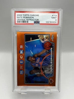 2008-09 Topps cromo - Nate Robinson #113 refractor naranja/499 PSA 9 Foto 1 de 2