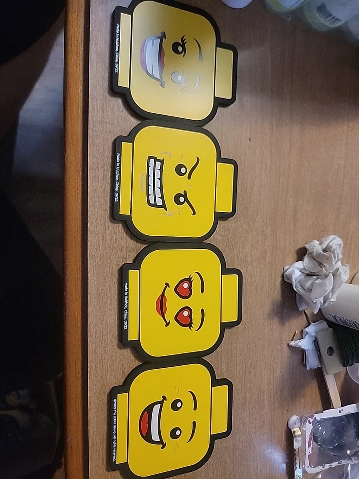 Lego VIP Exclusive Limited Edition Festive Drink Coasters New But No Box - Image 1 of 1