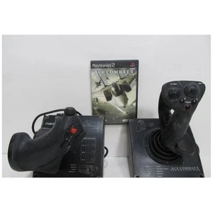 Ace Combat 5 Flight Stick PS2 PlayStation w/Game - Picture 1 of 11