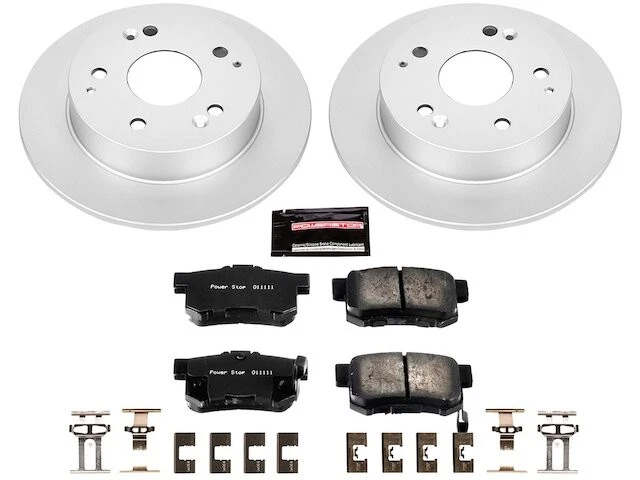 Kit de pastillas de freno trasero y rotor para Honda Civic Si 2004-2005 FP885TC Foto 1 de 1