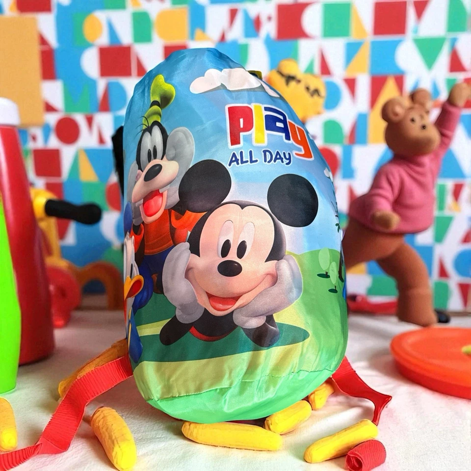 Saco de dormir de camping + mochila Disney Mickey Donald niño niña 3+ años Foto 1 de 3