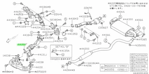Gasket Exhaust Pipe For: Subaru Impreza GRB GVB STI 08-14 - Picture 1 of 1
