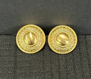 Orecchini vintage Anne Klein tono oro anni 80 - Foto 1 di 7