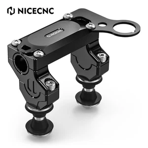 NICECNC Offset Handlebar Riser Brakcet Kit For Suzuki DRZ400SM 2005-2024 - Picture 1 of 13