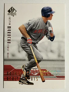 2008 SP Authentic Authentic Achievements #AA40 Justin Morneau - Picture 1 of 2