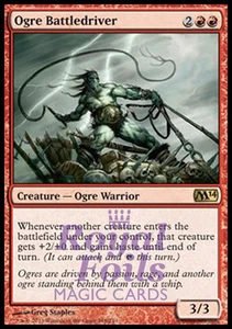 Ogre Battledriver 1x FOIL MTG M14 2014 Core Set Rare MINT red - Picture 1 of 1