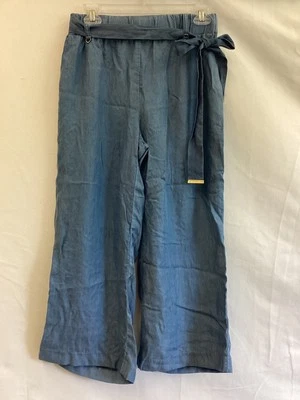 Michael Kors широкие брюки эластичной пояс прусский синий женщин sz XS новый с Ярлыками - Изображение 1 из 4