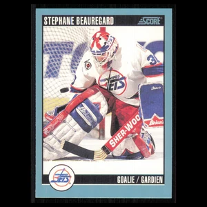Stephane Beauregard #402 1992 Score Canadian Winnipeg Jets Hockey Card NHL NM - Picture 1 of 3