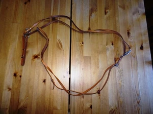 Jagdleine Befreiungsleine mit Halsung aus Leder schmal NEU - Bild 1 von 5