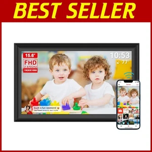 15.6" Motion Sensor Photo Frame, Dual-WiFi, USB/SD Support - Picture 1 of 11