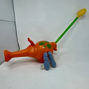 ALVIN the AARDVARK Anteater PUSH PULL Floor TOY Kenner VTG 1978 WORKS Incomplete - Picture 1 of 13