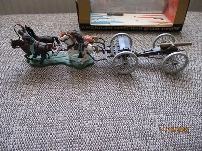 Britains ACW swoppets union gun limber - Image 1 of 4