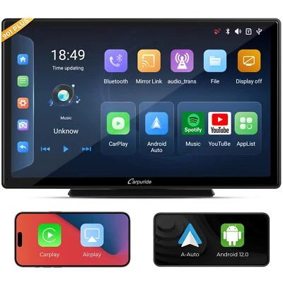 Carpuride W901Plus Carplay Android Auto Google Play Download App GPS Android 12 - Imagen 1 de 4