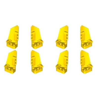 Lego Technic Bricks 8x Bright Yellow 3x7 Studless Panels - 64391 64683 - NEW - Image 1 of 4