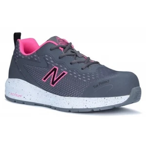 NEW BALANCE Womens Logic Safety Shoe (GREY/PINK) - Picture 1 of 5