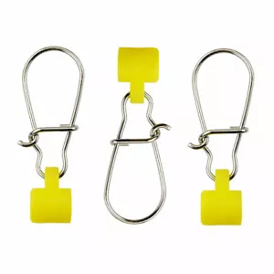 Fishing Line Sinker Slide Duo-Lock Snap High Sinker Slider 50/100/200/500 pcs - Picture 1 of 22