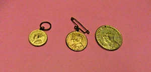 Three 1939 ROYAL TOUR Visit to Canada KING GEORGE VI Medallions - Picture 1 of 5