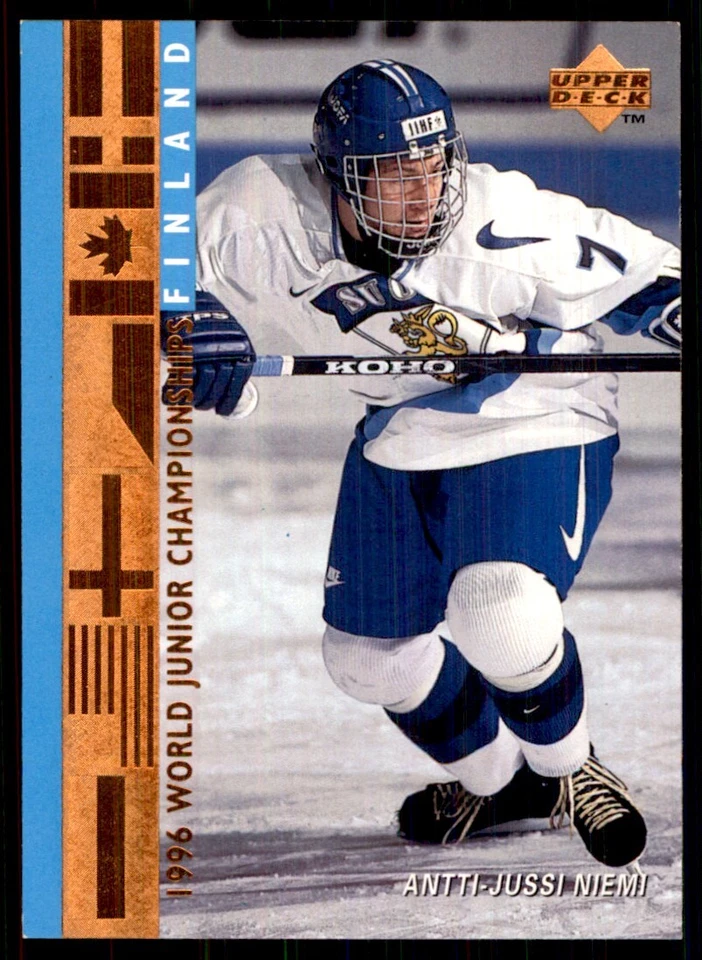 1995-96 Upper Deck Antti-Jussi Niemi Finland #549 - Image 1 of 2