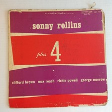 SONNY ROLLINS Plus 4 1956 LP Prestige PRLP 7038 NYC DG RVG FLAT EDGE