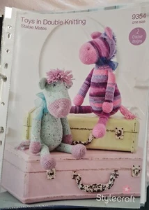 New Stylecraft Crochet Pattern 9354. Toy Horses 'Stable Mates' knitted in DK . - Picture 1 of 1
