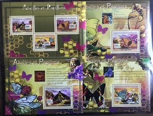 Butterflies / Insects / Papillons / Bees on stamps - Timbres - MNH** B308 - Picture 1 of 1