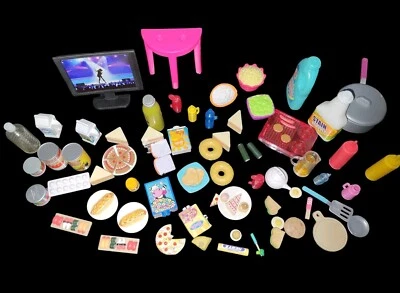 Lote de miniaturas para casa de muñecas escala 1:12 comida y chimenea, accesorios diversos Foto 1 de 4