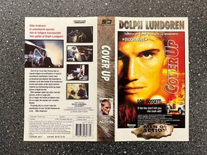 Vintage Cover Up Dolph Lundgren VHS Cover Only - Danish Edition - No Tape - Picture 1 of 1