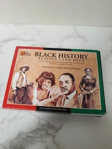 Black History Playing Cards Deck With Booklet US Games History Channel 52 Bios - Picture 1 of 3