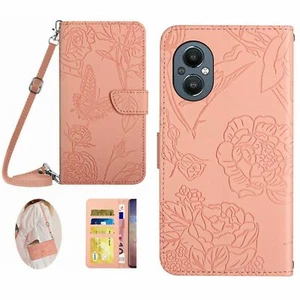 Leather Butterfly Flip Wallet Phone Case For OnePlus 9R 9 10 Pro Nord CE N20 5G - Picture 1 of 72