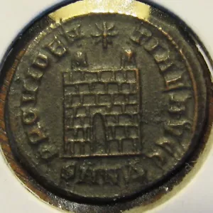 CONSTANTINE I, 306-337 AD ~ POPULAR CAMPGATE REVERSE, NICOMEDIA, SILVER TRACES - Picture 1 of 4