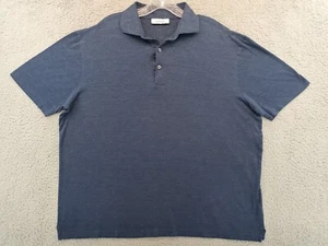 Gran Sasso 1952 Herren Poloshirt Navy Kurzarm Größe 58 Made In Italy - Bild 1 von 18
